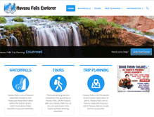 Tablet Screenshot of havasu-falls.com